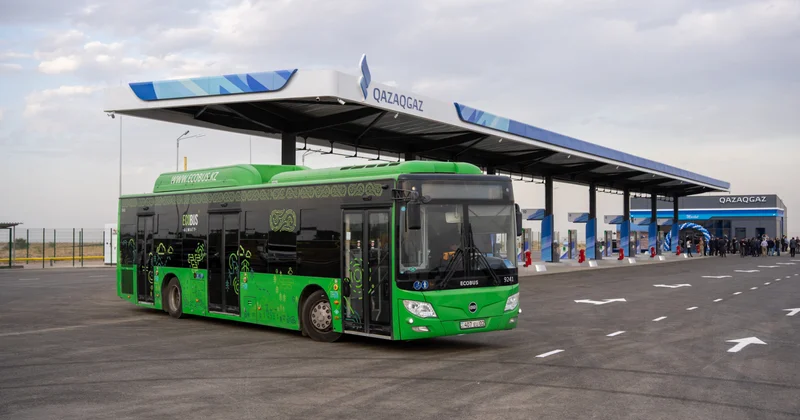 Тәулігіне 300 ден астам автобус: жаңа газ құю станциясы Алматыдағы жүктемені қалай азайтады