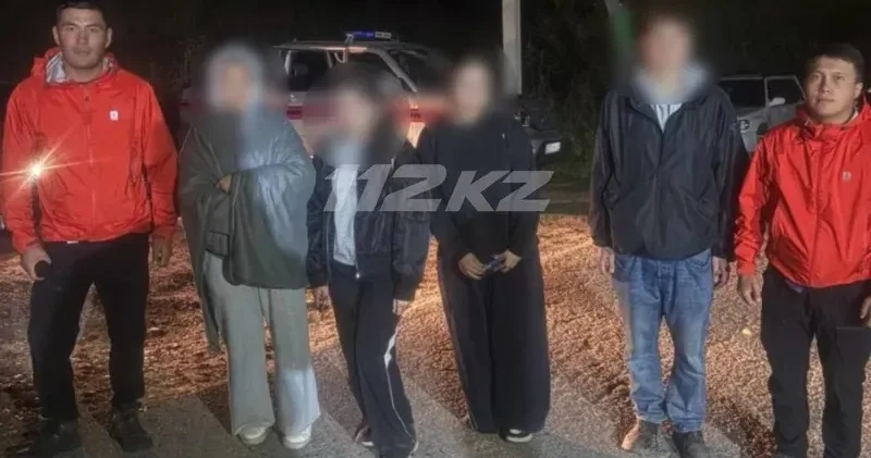 Алматыда төрт турист таудан түсу кезінде адасып кеткен