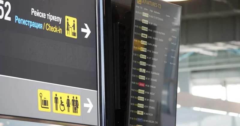 Массовые задержки рейсов и сбой в расписании объяснили в аэропорту Алматы