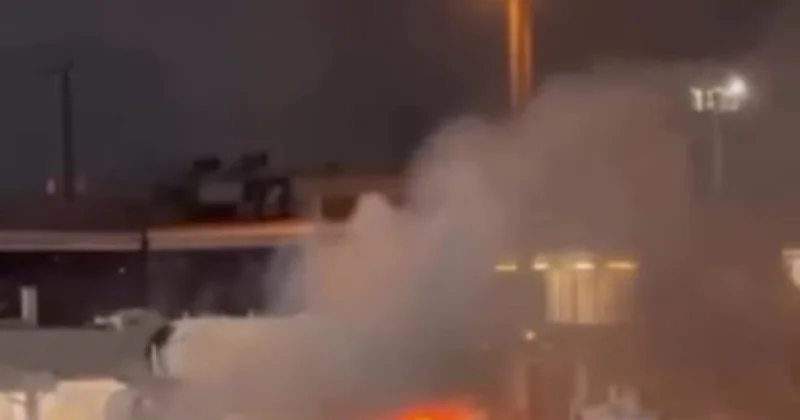 Самолет охватило пламя огня в Бразилии (ВИДЕО)