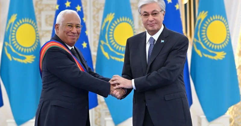 Қасым Жомарт Тоқаев Еуропалық Кеңес Президентін І дәрежелі Достық орденімен марапаттады
