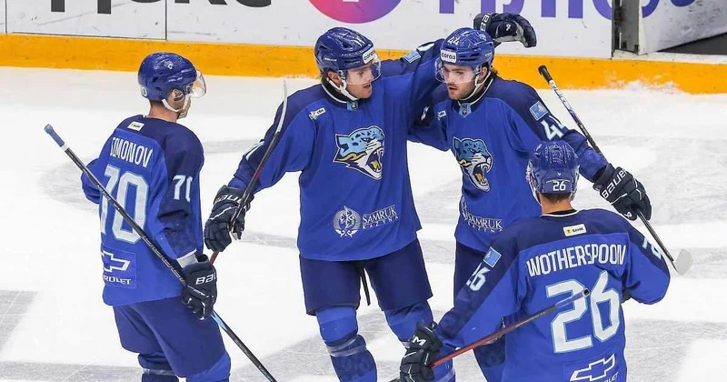 ХК Барыс вырвал победу у московского Спартака