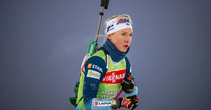 30 летняя биатлонистка впервые в жизни победила в личной гонке Кубка мира