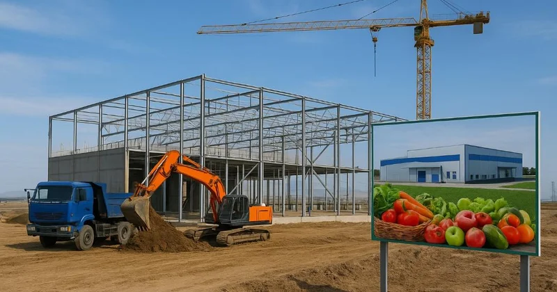 Алматы облысында жылына 70 мың тонна көкөністер және жемістер терең өңделетін зауыт салынуда