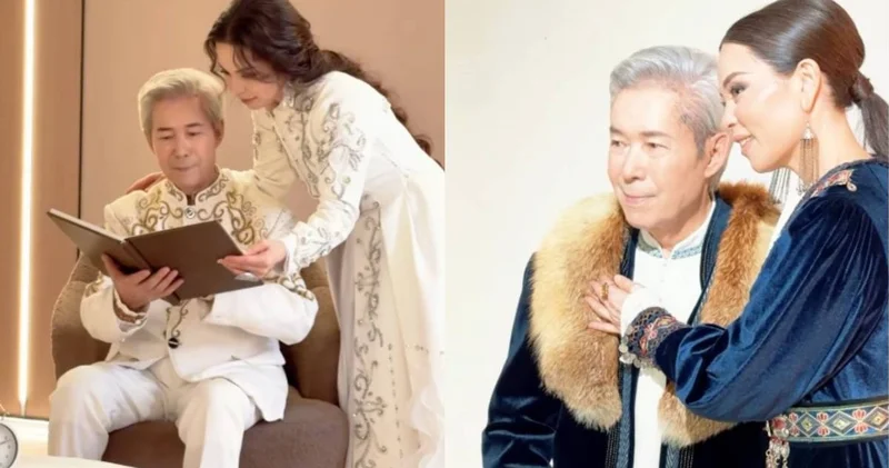 Өміріме мән берген, сән берген : Нұрғали Нүсіпжанов өзінен 45 жас кіші жары туралы сыр шертті (ФОТО)