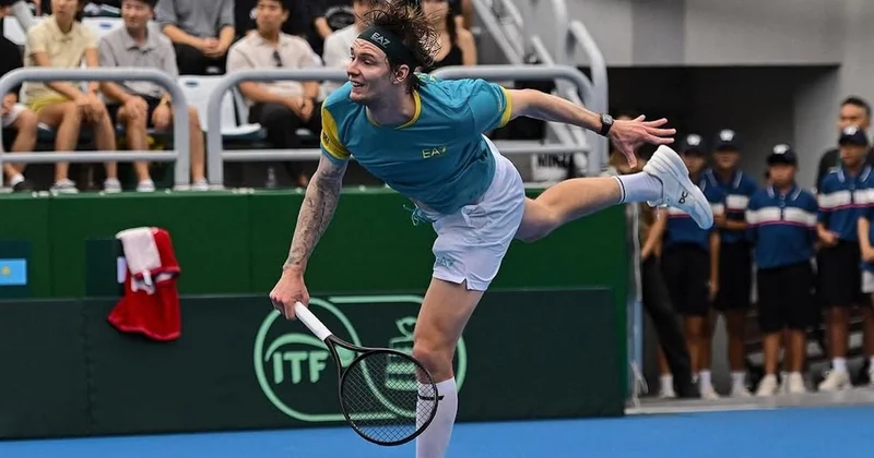 Бублик разгромил соперника в первом матче сборных Казахстана и Монако в Кубке Дэвиса