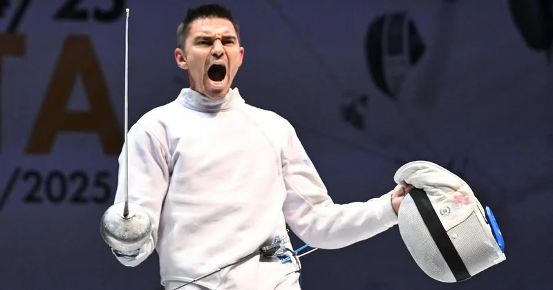 Казахстанский фехтовальщик Руслан Курбанов завоевал золотую медаль Кубка мира