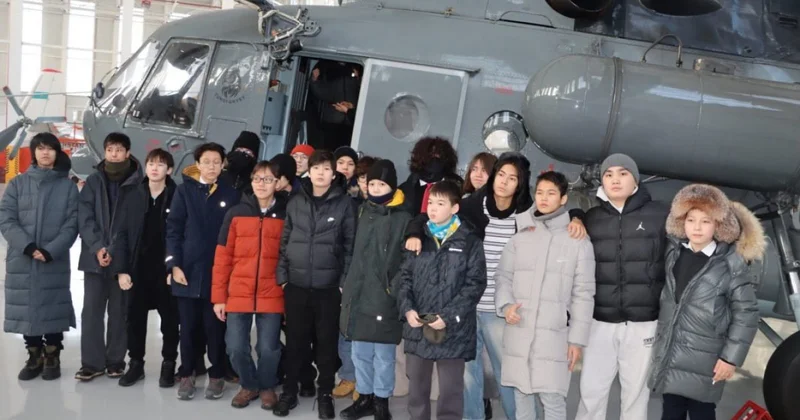 Будущие защитники Отечества познакомились с авиацией Национальной гвардии