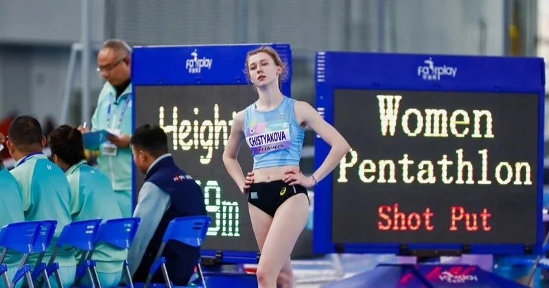Алина Чистякова жеңіл атлетикадан Азия чемпионы атанды