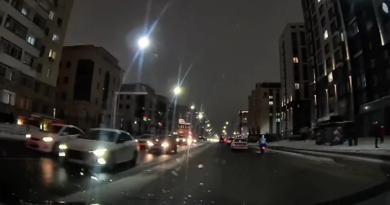 Астана тұрғындары аспаннан белгісіз жарқылды байқады