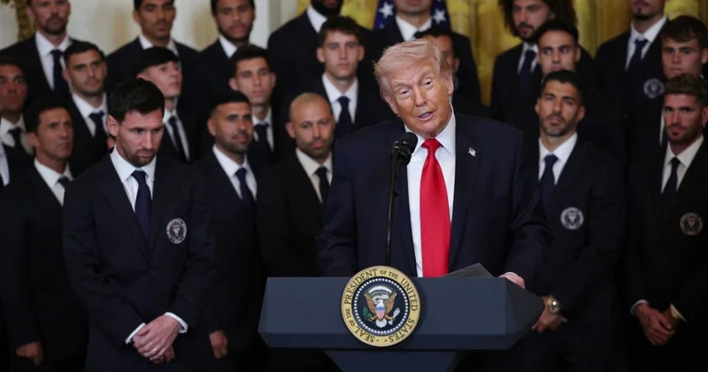 Атақты футболшы Лионель Месси Дональд Трамптың шақыртуымен Ақ үйге барды