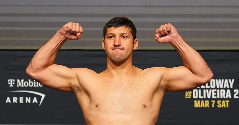 Казахстанец Дияр Нургожай успешно прошел взвешивание перед третьим боем в UFC