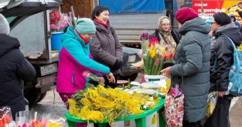 В Алматы определено 1150 торговых мест для продажи цветов к 8 Марта