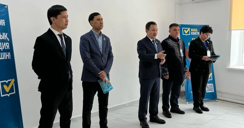 В районе Теренколь обсудили значение новой Конституции для жизни казахстанцев