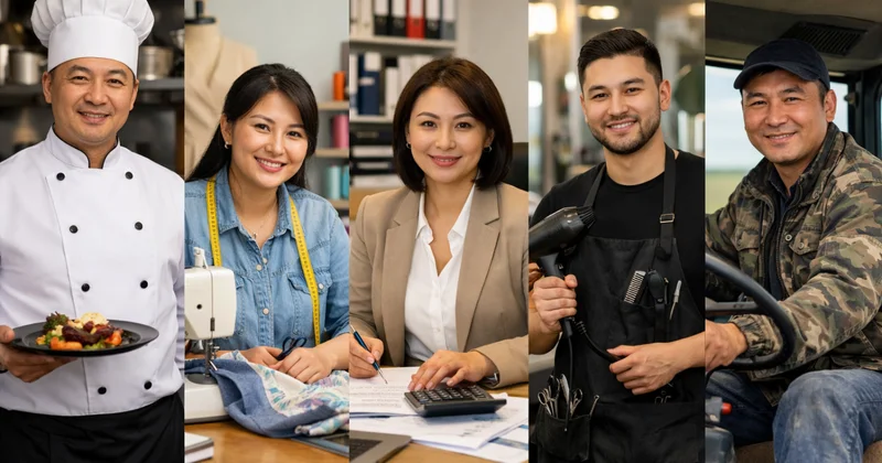 На кого и где хотят учиться безработные казахстанцы, рассказали в минтруда