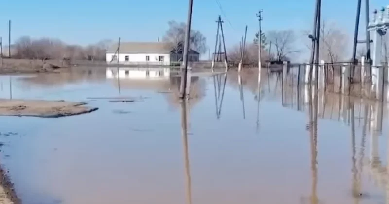 В Акмолинской области затопило село власти уверяют, что всё под контролем