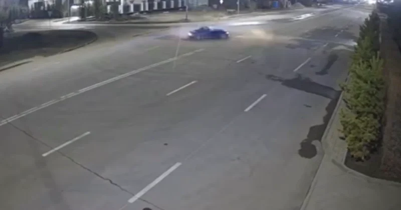 Водитель BMW устроил опасное шоу на улице в Астане (ВИДЕО)