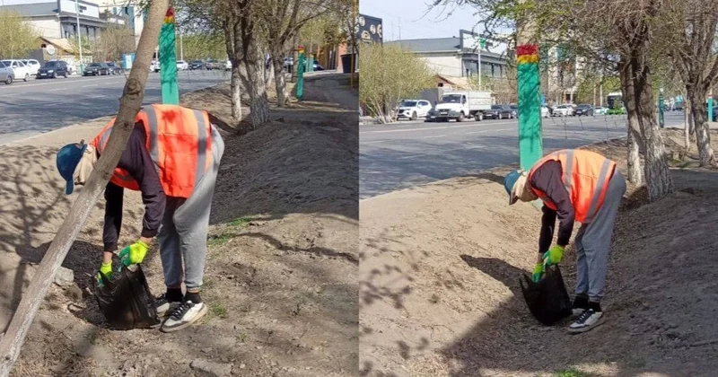 19 жастағы қызылордалық TikTok арқылы вейп сатқаны үшін көше тазалап жүр