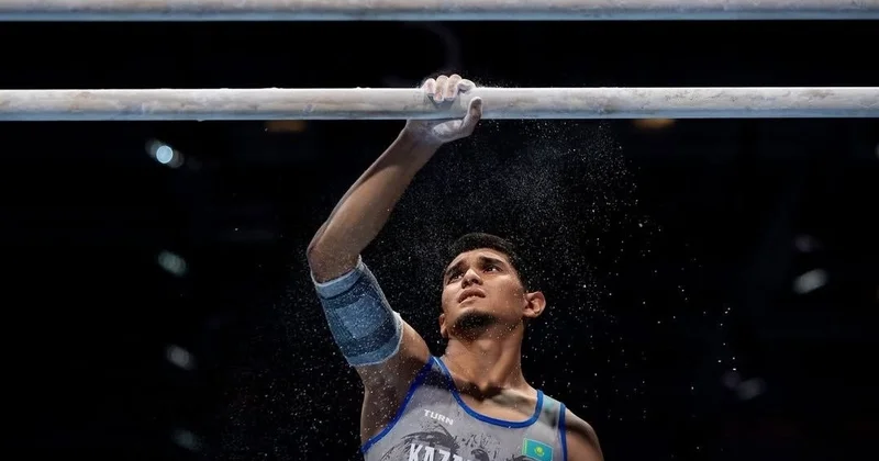 Гимнаст Асан Салимов Мысырдағы әлем кубогының күміс жүлдегері атанды