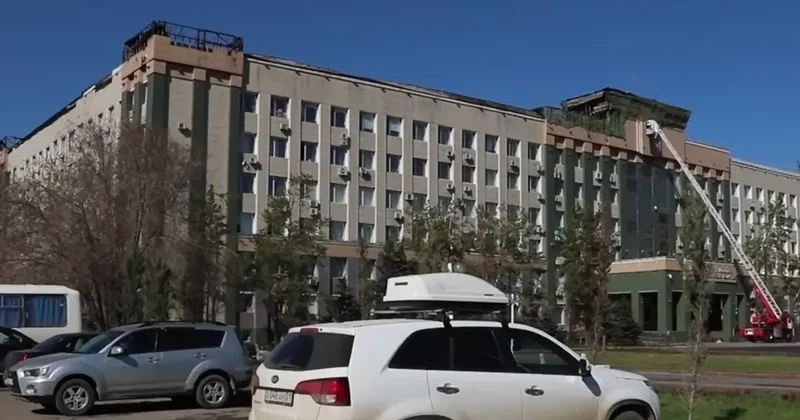 Пожар в акимате Актюбинской области: власти назвали сумму затрат на ремонт здания
