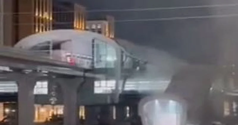 Пожар вспыхнул на LRT в Астане