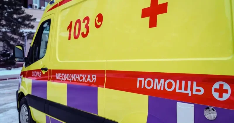 Рудныйда жедел жәрдем көлігі жаяу жүргіншіні қағып кетті