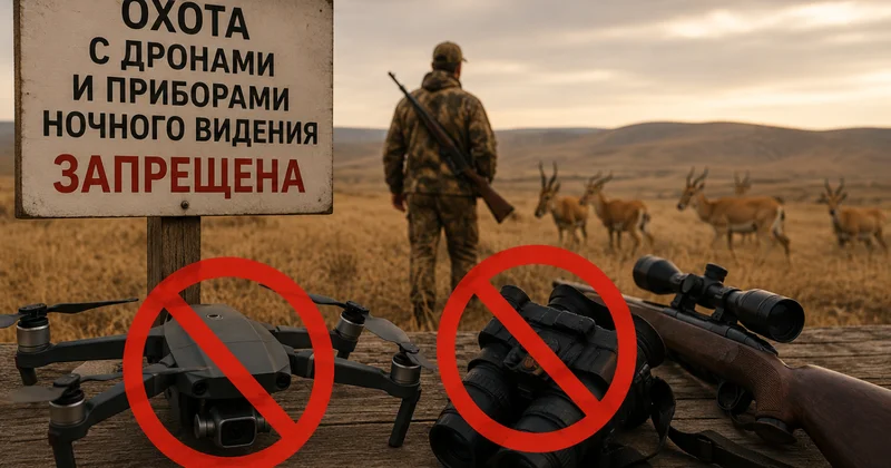 Казахстанцам запретят охотиться с дронами