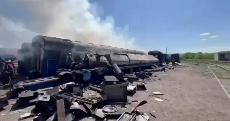 Пассажирские вагоны горели в Караганде