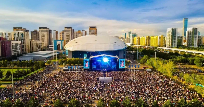 На концерты open air в Астане пришли более 100 тысяч зрителей