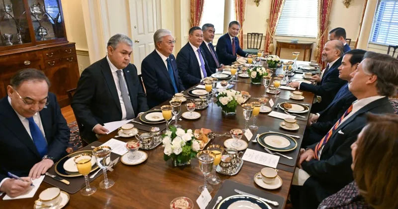 Токаев встретился с госсекретарем США Марком Рубио