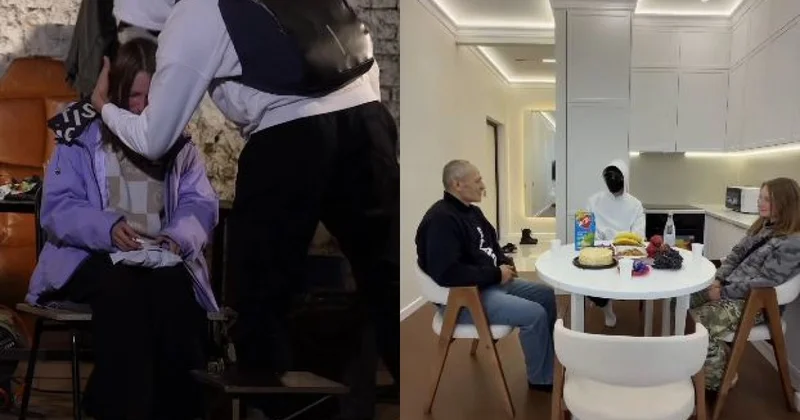 Человек в маске подарил надежду на жизнь отцу одиночке (ВИДЕО)