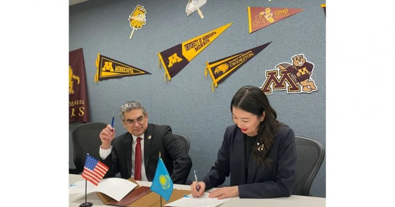 Ақтөбеде оқу орны Миннесота университетімен бірлескен жобаны қолға алды