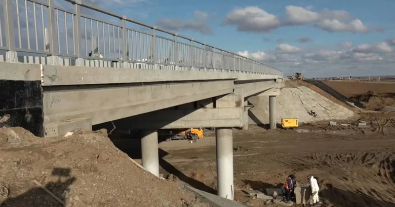 БҚО да екі деңгейлі көпір салынып жатыр