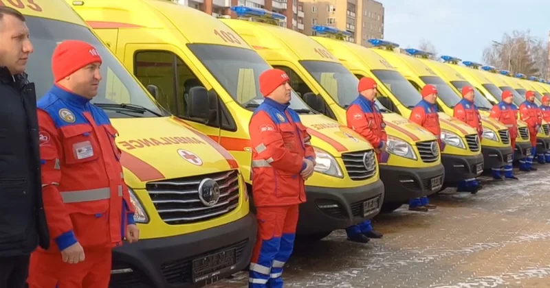Қостанай облысында жедел жәрдем станциясына 50 автокөлік берілді