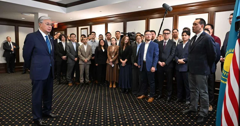 Главе государства представили казахстанские IT стартапы в Вашингтоне