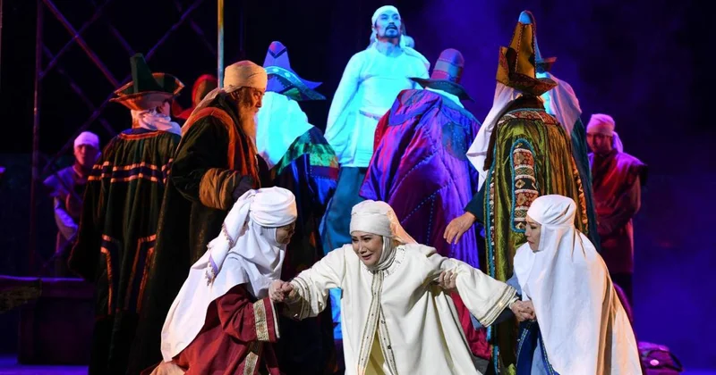 Исторический спектакль Бопай ханым показали в Астане