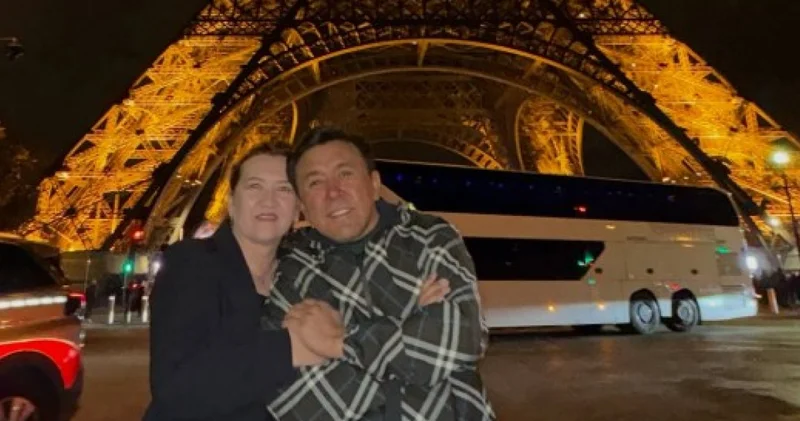 Асыл адамым... : әнші Заттыбек Көпбосынұлы әйелінің туған күнін Францияда тойлады