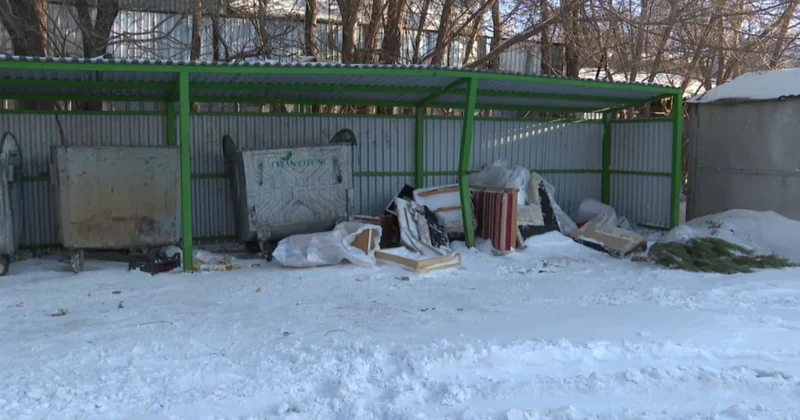 Көкшетаулық тұрғындар уақытында шығарылмайтын қоқысқа шағымданды