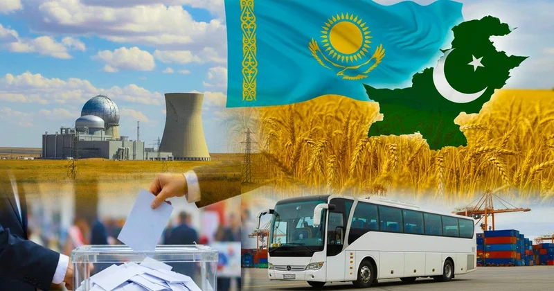 Әлемдік БАҚ тағы Қазақстан: Екінші АЭС, референдум мерзімі және Пәкістанға экспортталатын автобустар