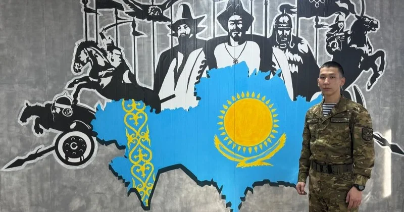 Матрос Бақдәулет Күздібаев әскери қызмет пен сурет өнерін ұштастырып жүр