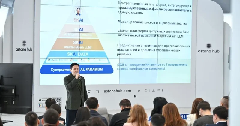 Наша задача встроить ИИ в ключевые процессы глава Самрук Қазына