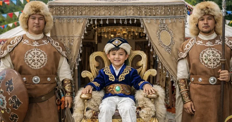 Зачем казахи сажают детей на трон и показывают гостям