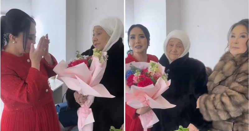 Гүлдей жайнап жүрсін! : Димаш Құдайбергеннің әжесі әнші Қарақат Әбілдинаның қызына ақ тілегін айтты