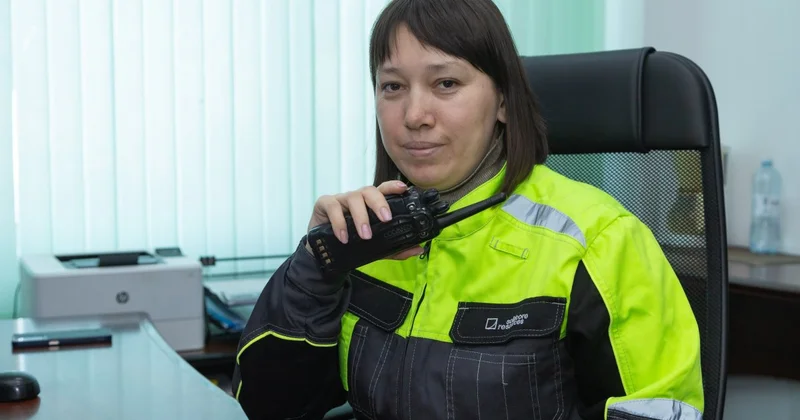 Первая женщина горный диспетчер на Варваринском месторождении