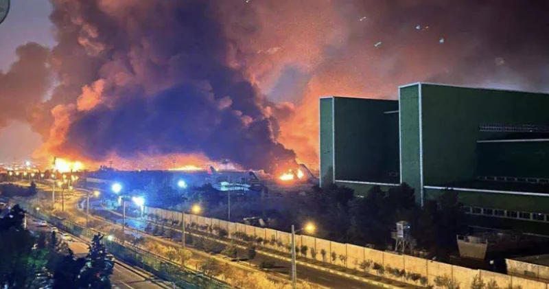 Тегеранда халықаралық әуежай өртеніп жатыр