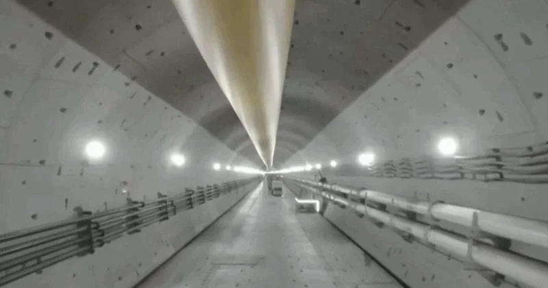 В Китае побили мировой рекорд по глубине подводного тоннеля