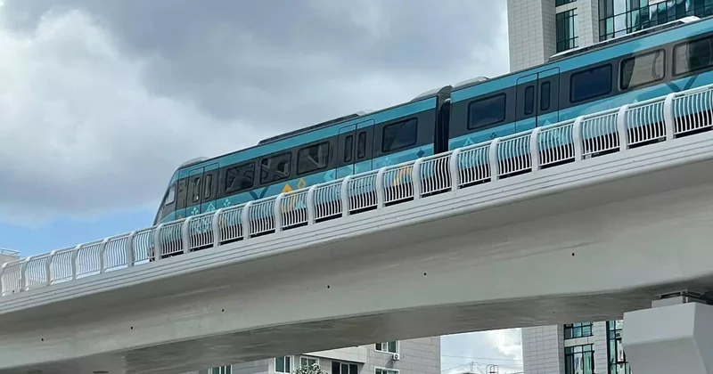 Астанада LRT ның барлық 19 құрамы бір уақытта сынақтан өткізіліп жатыр