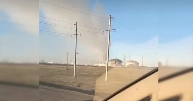 Атырау снова задыхается: загорелся мусорный полигон