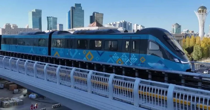 Запуск LRT в Астане: начались испытания с одновременным использованием всех составов