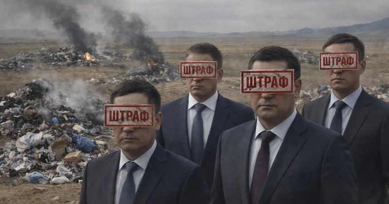 Восьмерых акимов сёл оштрафовали за стихийные свалки в Павлодарской области
